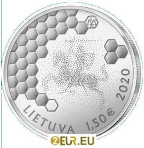 LITHUANIA 1.5 EURO 2020 - BEEKEEPING 